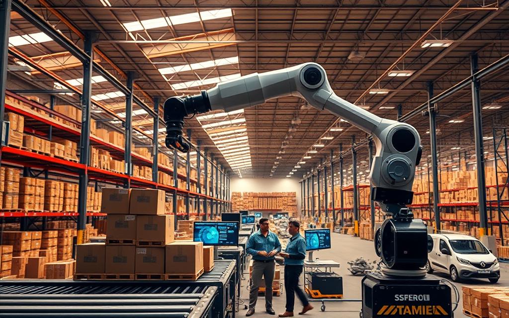 AI supply chain optimisation in logistics